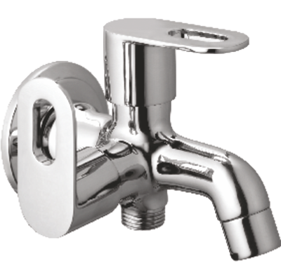 Bib Cock 2 in 1 DH.With Flange